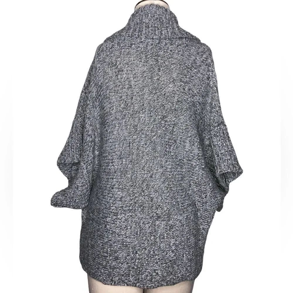 Express Sweater Woman’s Size M Cable Knit Open Front - Picture 4 of 7